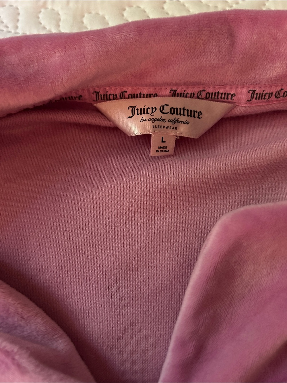 Juicy Couture Velour Pajama Set - Picture 2 of 4
